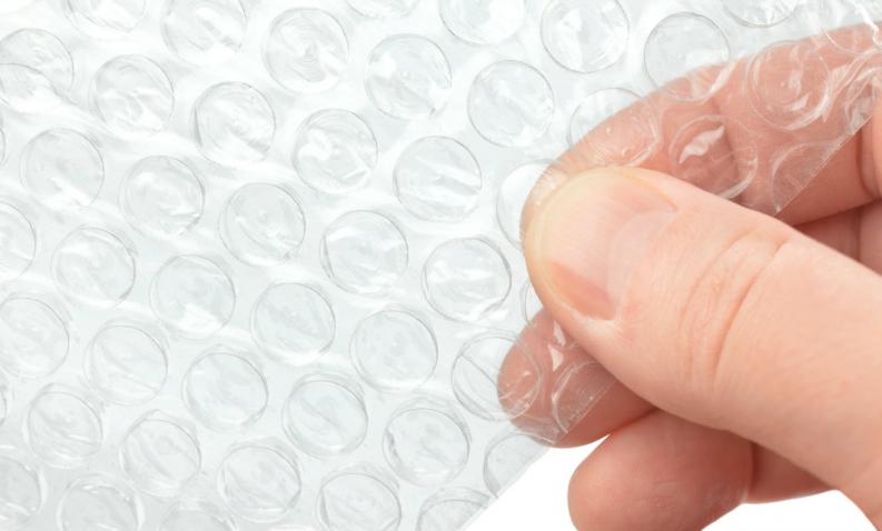 Plásticos de burbujas para embalaje